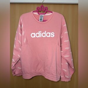 Adidas Blush Pink Logo Sweatshirt